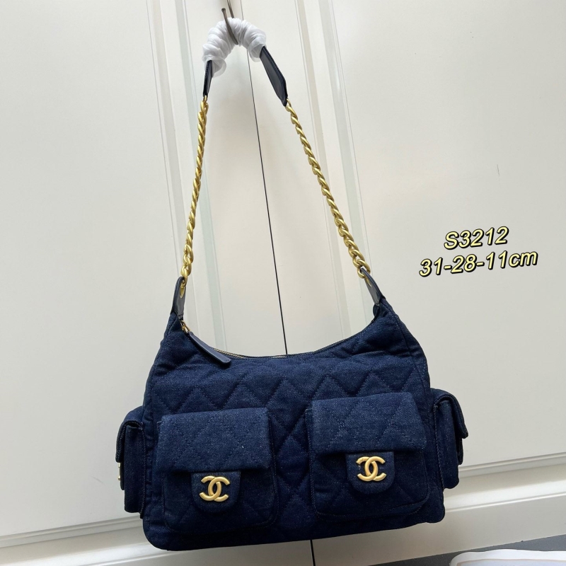 Ch*el top handle bags